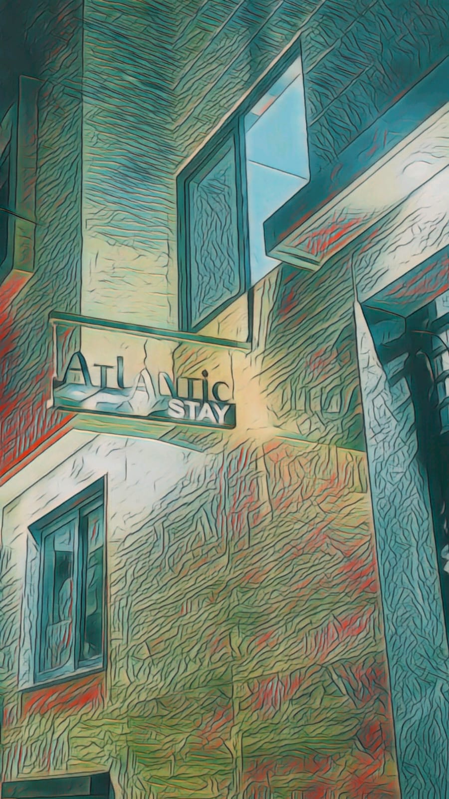 Second night view of Atlantic Stay